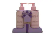 BAYLIS & HARDING JOJOBA, VANILLA & ALMOND OIL GIFT SET 300ML HAND WASH + 300ML B
