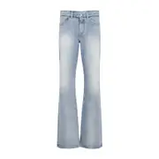[Balenciaga] Balenciaga-Light Blue Low Waist Cotton Pants-Donna S STAND