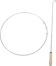 Rolling Ring Toy Iron Circle Plaything for Teens Indoor Outdoor Coordination Training Youth Rolling Hoop