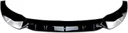 Car Front Bumper Lip Body Kit Spoiler Splitter Bumper Canard Lip Splitter Compatible for BMW X3 X4 G01 G02 2018 2019 2020 2021(Glossy Black)