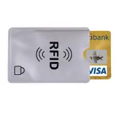 100 Rfid Blocking Aluminum Foil Card Sleeves