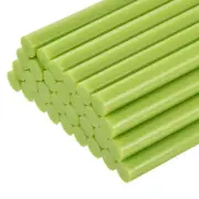 30pcs Mini Hot Glue Gun Sticks 4" x 0.43" for Glue Gun, Fruit Green