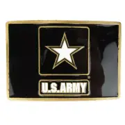 Made in USA, U.S. Army Logo Metal Belt Buckle - FREE SHIPPING