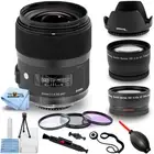Sigma 35mm f/1.4 DG HSM Art Lens for Canon EF - Pro Filter Kit Bundle