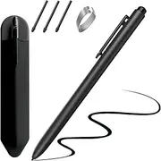 Jvkzaen EMR Stylus Compatible with Remarkable 2, Replacement Digital Pen with Eraser, 4096 Pressure Levels, Tilt Support,Palm Rejection,Pencil Holder(3 Pen Tips)