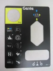 Genie 48694 A, DECAL - PLATFORM CONTROL PANEL(Gas/LPG)(w/o Outriggers)GS2668RT