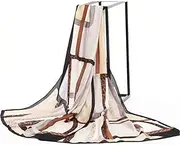 Women's Scarf,Lightweight Fashion Scarves Shawl Wrap Madam Head & Neck Four Seasons Decoration,F,175 * 60CM