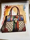 Gucci Tribute III LTD EDT Signed Van Gogh LTD Sherry Tribute Purse