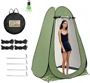 Pop Up Shower Tent - Portable Changing Room Privacy Shelter Waterproof - Foldable Bathing Shelter Dressing Restroom for Road Trip Picnic Beach Travel Hiking Survival