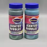 Vtg Bubble Blowing Solution New Old Stock Blueberry Scented With Wand 4 Oz