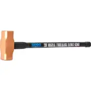SANDO 750MM 8lb Steel Core Sledge Hammer with Rubber Handle SDSLDG830C