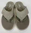 NEW Clarks Cloudsteppers Glide Post Flip-flop Sandals Sz 6M Taupe 26169772 Women