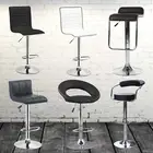 Multi Style 2x 4x Kitchen Bar Stools Gas Lift Stool Chairs Barstools PU Leather