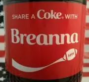 Share A Coke With Breanna 2019 Personalized Coca Cola Bottle