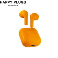 在飛比找PChome24h購物優惠-Happy Plugs Joy真無線藍牙耳機 - 霓光橘