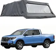 MHXJQY Truck Bed Soft Topper Tonneau Cover Compatible for Honda Ridgeline 2020 2021 2022 2023 2024 2025 5ft (64") Box Foldable Camper Shell Truck Top Accessories