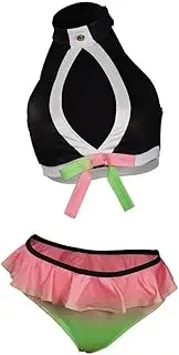 [WKDTWCOS] Women Two Pieces Bikini Swimsuit Anime Kamado Tanjirou Nezuko Tomioka Giyuu Mitsuri Bathing Suit Swimwear