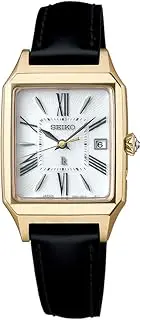 [Lukia] Seiko Women's Wristwatch, Lucia Square Design, Solar Radio