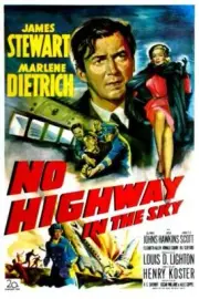 No Highway Poster Glynis Johns James Stewart Marlene Dietrich 1951 OLD PHOTO