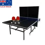 16MM Foldable Table Tennis Table Ping Pong Family Game Fun 2Bats+3Balls+1Net AU