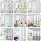 Mildew Proof Bathroom Curtain with 12 Hook Printed Shower Curtain