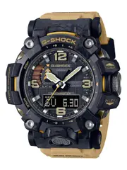 Casio Mudmaster Black and Brown Watch GWG-2000-1A5 Resin 4549526311178