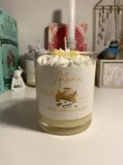 Soywax Candle -Large- Citrus Orange, Vanilla & Cinnamon Essential Oils 330grams