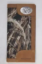 ZEP-PRO West Virginia Leather & Nylon REALTREE MAX-5 Camo WALLET TIN GIFT BOX