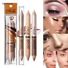 Beauty Concealer Pen Eyeshadow Stick Pearlescent Double Head Contouring Pen