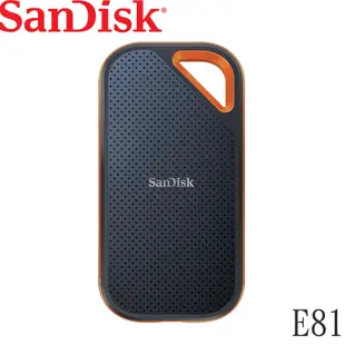 SanDisk E81 Extreme PRO Portable SSD 4TB 行動固態硬碟 Type-C