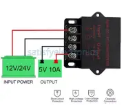 1PCS Voltage converter DC 12V / 24V to DC 5V 10A 50W stepdown converter