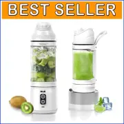 Lightweight 24oz USB Blender with Dual-Direction Blades - Smoothies Made Easy