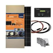 Samlex America SRV-200-30A Battery Charging Solar Panel Kit 200W For RV Vehicle