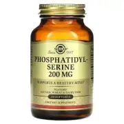 2 X Solgar, Phosphatidylserine, 200 mg, 60 Softgels