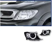Car Lights Compatible for HILUX Compatible for VIGO LED Headlight 2007-2011 Lamp Drl Projector Lens Automotive Accessories