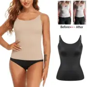 Women Shapewear Tummy Control Body Shaper Seamless Tops Slim Compression Cami US