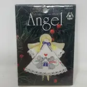Vtg Needle, Inc. Counted Cross Stitch Angel Ornament Kit #1469 Mice. NOS