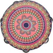 QUMIIRITY Tambourine Instrument for Handheld Drum Lightweight Percussion with Sound for Music Education and Performance