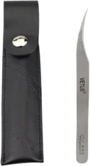 1 PC Vetus Ultra Rigidity Curved Tweezers dolphin tweezers eyelash extensions