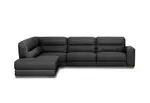 ELLYSE LEATHER LHF Corner Chaise