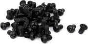 uxcell M6x10mm Button Head Hex Socket Cap Screw Bolt Black 50pcs