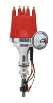 FOR 1969-1997 FORD 351W WINDSOR READY TO RUN PRO ALUMINUM DISTRIBUTOR - RED
