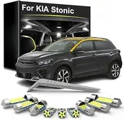 11pcs LED Interior Light Bulb Kit, For KIA Stonic 2017 2018 2019 2020 2021 2022 Car Indoor Map Dome Vehicle Lamp