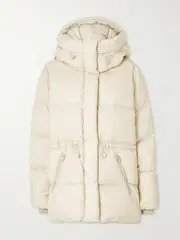 [Mackage] Mackage - Freya Hooded Quilted Shell Down Jacket - Ecru - small small Ecru