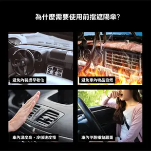 車用遮陽傘/傘式 /可折疊/自動伸縮/車內用前擋風玻璃窗遮光簾/抗UV/降溫/型號:393【FAV】 (8.5折)