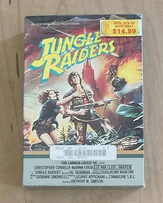 JUNGLE RAIDERS (1985) Sealed Betamax MGM/UA Indiana Jones Knock Off Action Cult