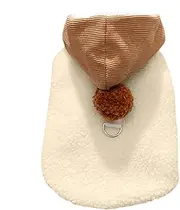 Dog Puffer Jacket - Dog Sweater with Hat Leader Cute Small Dog Clothes - Winter Dog Clothes, Dog Sweaters, Soft Dog Apparel & Accessories for Fall Winter