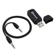 3.5mm AUX To USB Wireless Bluetooth Audio Stereo Car Music Receiver Adapter Hot