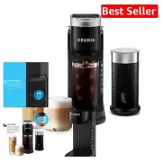 Brew Iced or Hot Coffeehouse Beverages - Single Serve Maker with 2oz Shot Button