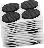 TEHAUX 60pcs Chair Leg Floor Protectors: Eva Non-Skid Furniture Pads - 4cm/1.6" Self-Adhesive Anti-Slide Bumpers for Table Stool Protect Hardwood Floors from Scratches and Noise